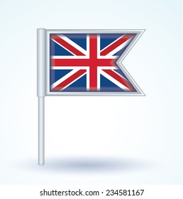 Flag of England, vector illustration