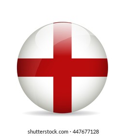 Flag of England. Vector illustration