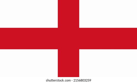 Bandera de inglaterra. Ilustración del vector EPS10.