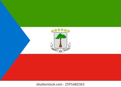 Flag of Equatorial Guinea, 3:2 Format, Equatorial Guinea Flag