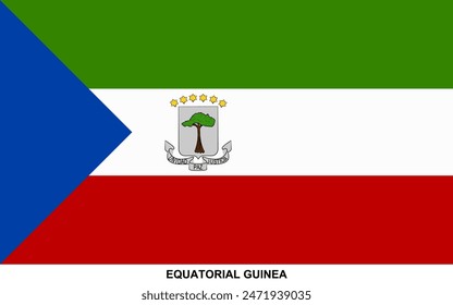 Flag of EQUATORIAL GUINEA, EQUATORIAL GUINEA national flag
