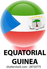 Flag Equatorial Guinea Orb