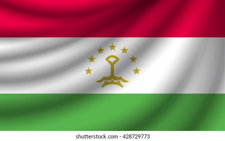 Flag of Equatorial Guinea, vector illustration