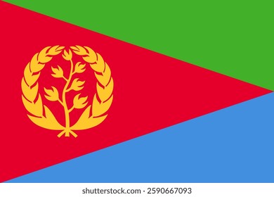 Flag of Eritrea, 3:2 Format, Eritrea Flag