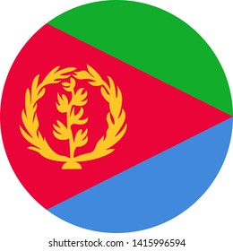 flag eritrea illustration vector eps download