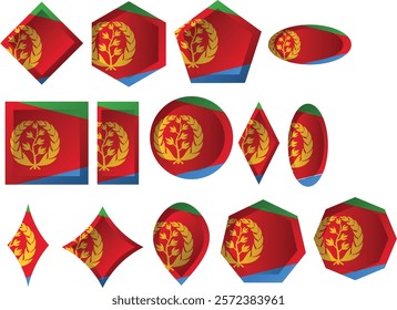 The flag of Eritrea is the national flag of Eritrea. It was adopted on 5 December 1995. The flag combines the basic layout and colors from the flag of the Eritrean People's Liberation 