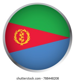 Flag of Eritrea (Round icon)