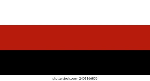 Flag of the Erzya people illustration