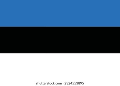 Bandera de Estonia. Forma de diseño del pabellón de Estonia