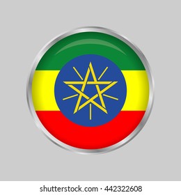 The flag of Ethiopia