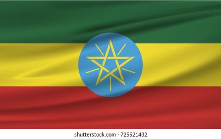 Flag of ETHIOPIA