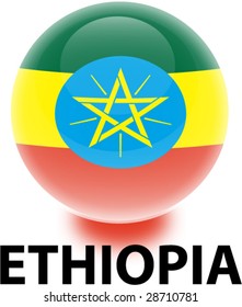 Flag Ethiopia Orb