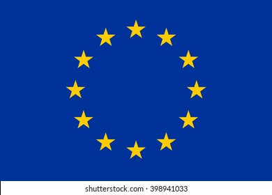 Flag of Europe - Shutterstock ID 398941033