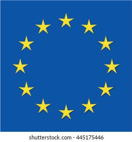 The flag of the European Union