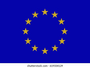 The flag of the European Union