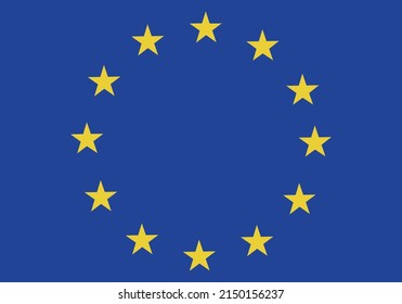 Flag of the European Union blue continent.