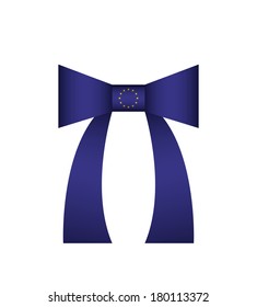  flag of European Union bow