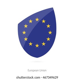 Flag of European Union. Vector Illustration.
