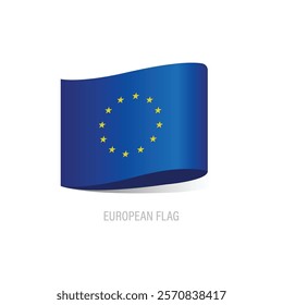 Flag Of European Vector Design.