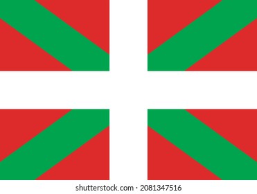 Flag of Euskadi or Basque Country.