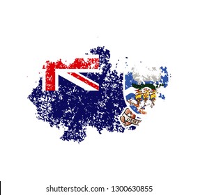 Flag Falkland Islands of the old state