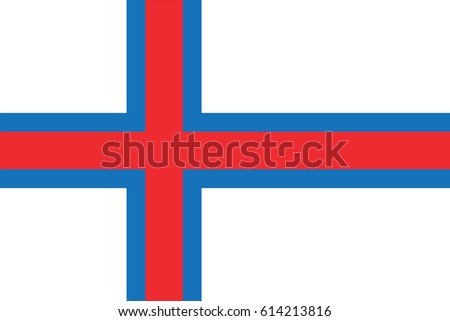 flag of faroe islands page symbol for your web site design islands flag logo, app, UI. islands flag Vector illustration, EPS10.