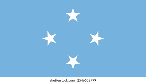 La bandera de los Estados Federados de Micronesia fue adoptada el 30 de noviembre de 1978