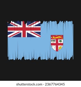 Flag of Fiji Vector Illustration