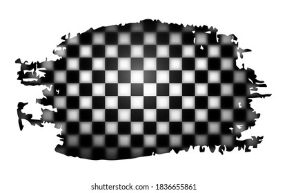 Flag of finish. 3d realistic vector illustration isolated on white background. Stereoscopic effect. Texture smear.