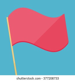 flag in flat design