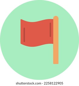 Flag Flat Vector Icon Design