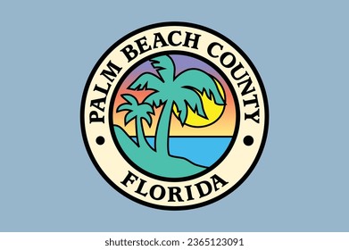 Bandera de Florida City Beach State vector eps 8