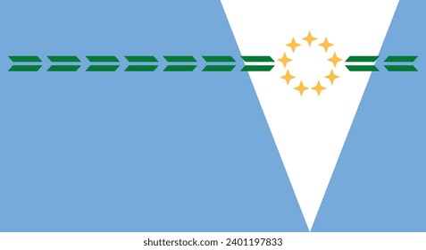 Flag of Formosa Province (Argentine Republic, Argentina, South America)