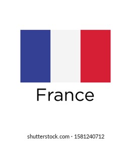 Flag France National Country Icon Logo Stock Vector (Royalty Free ...