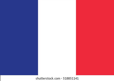 Flag of France page symbol for your web site design France flag logo, app, UI. France flag Vector illustration, EPS10.