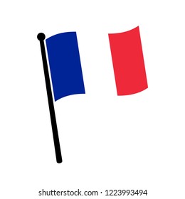 Flag France Vector Stock Vector (Royalty Free) 1223993494 | Shutterstock