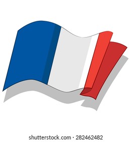 Flag of France. Vector