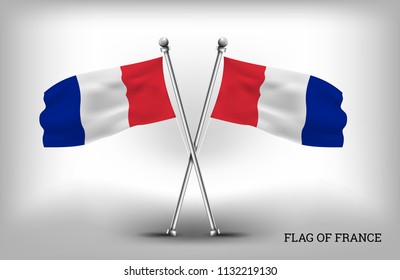 FLAG OF FRANCE. VECTOR EPS