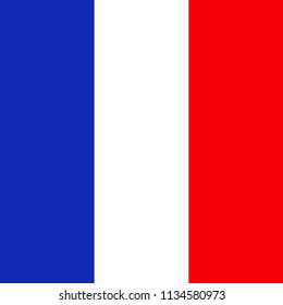 
Flag of France. Vector illustration. Flat design for business financial marketing banking advertising web concept cartoon illustration.