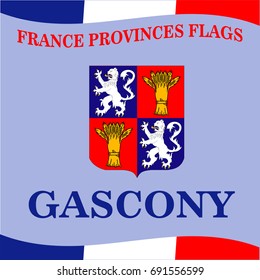 Flag Of French Province Gascony