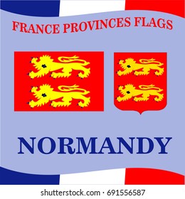 Flag of French province Normandy