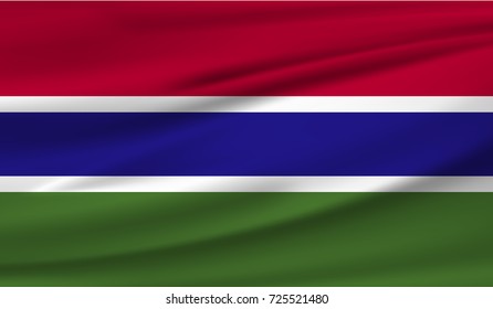 Flag of GAMBIA