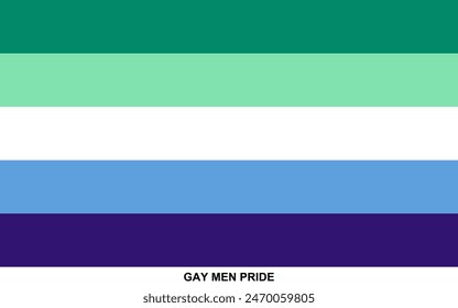 Flag of GAY MEN PRIDE, GAY MEN PRIDE flag