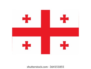 A flag of Georgia
