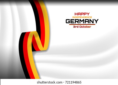 Flag of Germany Background for Independence Day and other events, Vector illustration Design