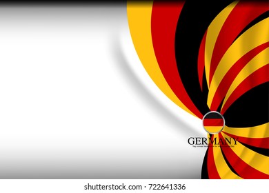Flag of Germany Background for Independence Day and other events, Vector illustration Design
