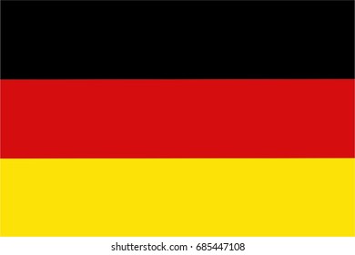 Flag Germany. Black, red and yellow striped background