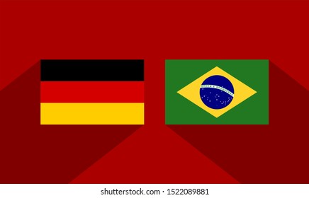 flag of germany and brazil 