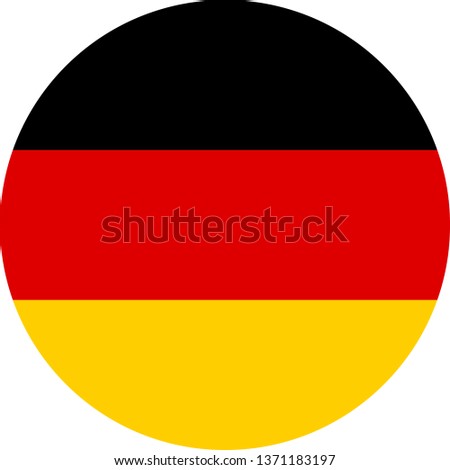 flag of germany country vector color eps 