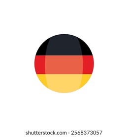 flag of Germany geometric shapes Vector